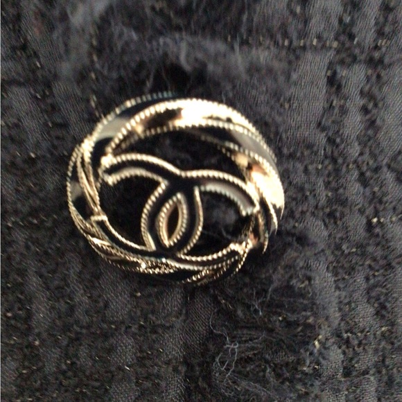 CHANEL Navy-Black Jacket 42 FR (8-10 US) As New - Picture 4 of 6